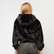 Karl Kani Metal Signature Vegan Fur Zip Hoodie Jacket light grey czarny 41347 2