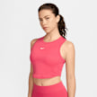 Nike   Sportswear Essential Rib Crop Tanktop rosa  32714 1