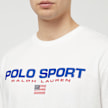 Polo Sport Ralph Lauren Custom Slim Fit Jersey Crewneck T-Shirt weiß 32747 3