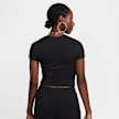 Nike   Sportswear Chill Shortsleeve SQR Neck Top zwart 32751 2