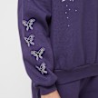 Felicious Regular Hoodie Rhinestones pourpre 29620 4