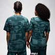 Jordan MVP Shortsleeve All Over Print Crew verde 29891 2