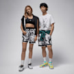 Jordan Dri-FIT AOP Diamond Shorts biały 29911 5