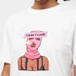 Miss Tee I Don't Care Tee bianco 29993 3