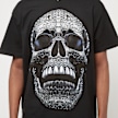 Forgotten Faces Diamond Skull Oversize Tee noir 30011 3