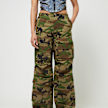 First Row Wide Cargo Pants camouflage 30057 3