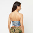 First Row Denim Bustier plava 30059 2