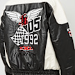 FUBU Corporate Leather Jacket crna 32778 7