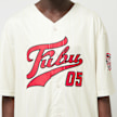 FUBU Varsity Baseball Jersey bege 32785 3