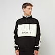 FUBU Corporate Sprts Zip Hooded Check Sweatshirt noir 32786 1