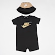 Nike   Sportswear PE Romper Bucket Hat Set 24 Monate (2 Piece) nero 32847 1