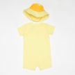 Nike   Junior Sportswear PE Romper Bucket Hat Set geel 32849 2