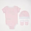 Nike Hat/ Bodysuit/Bootie (3 Piece) rose 32926 2