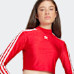 adidas Originals 3-Stripes Cropped Longsleeve rood 32938 3