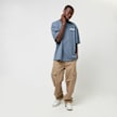 PEQUS Chest Logo T-Shirt blau 33013 4