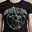 SNIPES Globe Studs Baby Tee crna 33024 3