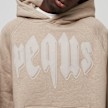 PEQUS Outlined Mythic Logo Hoodie bež 33029 3