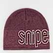 SNIPES Outline Logo Essential Skully Beanie rouge 33049 1