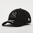 New Era 9Twenty Raised From Concrete Fabric Logo MLB New York Yankees schwarz 33071 1