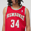 Mitchell & Ness Giannis Antetokounmpo NBA Milwaukee Bucks 2014/15 Swingman Jersey rojo 33111 3