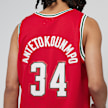 Mitchell & Ness Giannis Antetokounmpo NBA Milwaukee Bucks 2014/15 Swingman Jersey rojo 33111 5