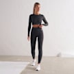 aim'n Ribbed Seamless Tights grijs 33138 4