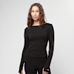 aim'n Ease Ribbed Long Sleeve Top zwart 47154 1