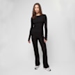 aim'n Ease Ribbed Long Sleeve Top zwart 47154 4