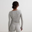 aim'n Ease Ribbed Long Sleeve Top grau 33142 2