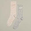 SNIPES 2 PACK - Basic Logo Confetti Crew Socks multicolore 33182 1
