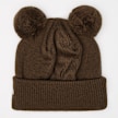 New Era Knit Medium Animal Pom Beanie MLB New York Yankees castanho 33204 2