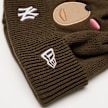 New Era Knit Medium Animal Pom Beanie MLB New York Yankees castanho 33204 3