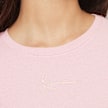 Karl Kani Small Signature Rib Short Sleeve Dress roza 33231 3