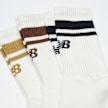New Balance 3 PACK - Sport Essentials Stripe Midcalf weiß 33262 2