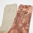 New Balance 2 PACK - Lifestyle Tie Dye Midcalf Socks multicolor 33263 2