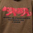 Carhartt WIP Hooded Rocky Script Sweatshirt marrón 33328 3