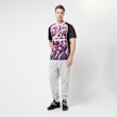 Capacité Crowd Photoprint V Neck Tricot fioletowy 33366 4