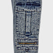 Urban Classics Ladies Loose Utility Denim Pants dirty washed niebieski 33407 3