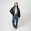 Urban Classics Synthetic Leather Bomber Jacket negro 33417 5