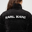 Karl Kani OG Fuzzy Corduroy Short Puffer Jacket crna 61406 4