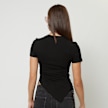 Love Scars Asymetric Tee nero 46140 2