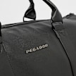 Pegador Strahan Logo Faux Leather Weekender noir 44035 4