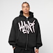 Karl Kani Woven Signature Kani Oversized Zip Hoodie noir 45126 1
