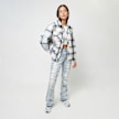 Smoke Rise Oversized Plaid Shirt azul 40110 5