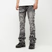 Smoke Rise Cut & Sewn Rip O Letter Applique Jeans gris 44359 1
