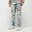 Smoke Rise Varsity Patch Jeans blauw 44362 1