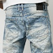 Smoke Rise Varsity Patch Jeans blauw 44362 5