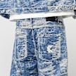 Karl Kani OG K Distress Camo Five Pocket Denim blu 45145 4