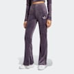 adidas Originals Velvet Rhinestone Trefoil Hose fioletowy 40113 1