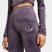 adidas Originals Velvet Rhinestone Trefoil Hose fioletowy 40113 3